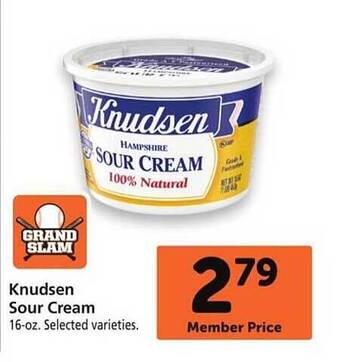 Safeway Knudsen Sour Cream offer