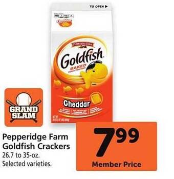 Safeway Pepperidge Farm Goldfish Crackers offer