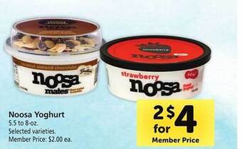 Safeway Noosa Yoghurt offer