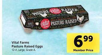 Safeway Vital Farms Pasture Raised Eggs offer