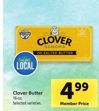 Safeway Clover Butter offer