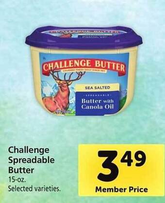 Safeway Challenge Spreadable Butter offer