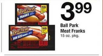 Safeway Ball Park Meat Franks offer