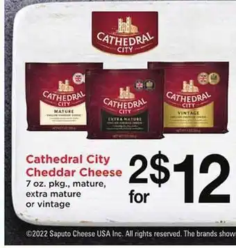 Safeway Cathedral City Cheddar Cheese offer