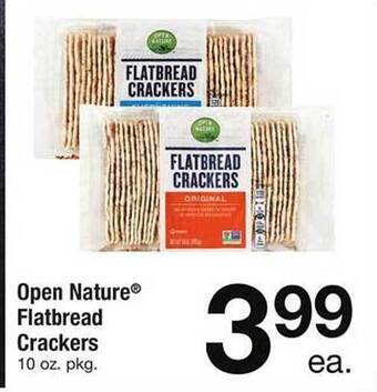 Safeway Open Nature Flatbread Crackers offer