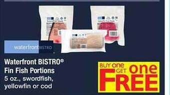 Safeway Waterfront Bistro Fin Fish Portions offer