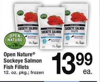 Safeway Open Nature Sockeye Salmon Fish Fillets offer