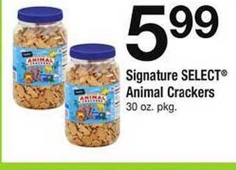 Safeway Signature Select Animal Crackers offer