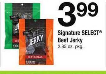 Safeway Signature Select Beef Jerky offer