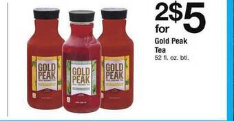 Safeway Gold Peak Tea offer