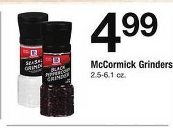 Safeway Mccormick Grinders offer
