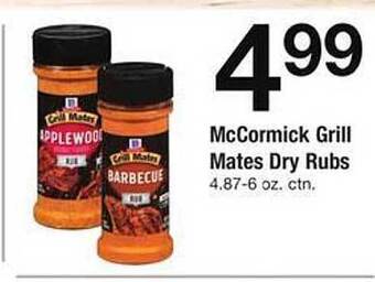 Safeway Mccormick Grill Mates Dry Rubs offer