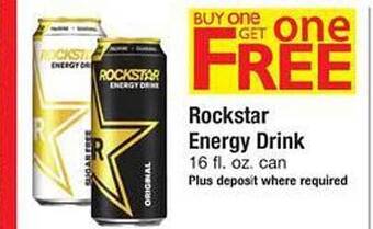 Safeway Rockstar Energy Drink offer
