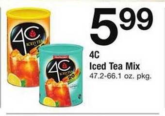 Safeway 4c Iced Tea Mix offer