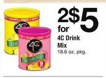 Safeway 4c Drink Mix offer