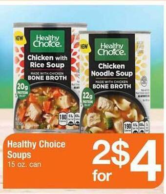 Safeway Healthy Choice Soups offer