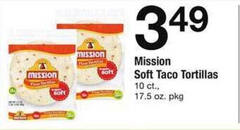 Safeway Mission Soft Taco Tortillas offer