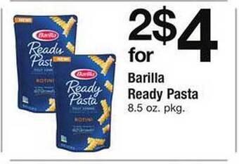Safeway Barilla Ready Pasta offer