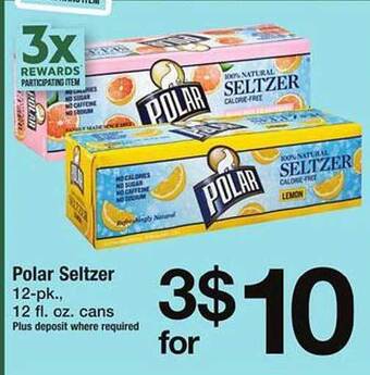 Safeway Polar Seltzer offer
