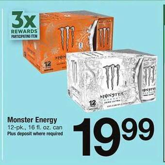Safeway Monster Energy offer