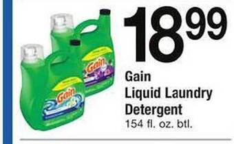 Safeway Gain Liquid Laundry Detergent offer