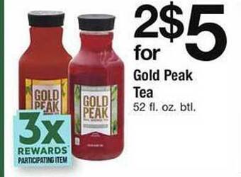 Safeway Gold Peak Tea offer