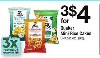 Safeway Quaker Mini Rice Cakes offer