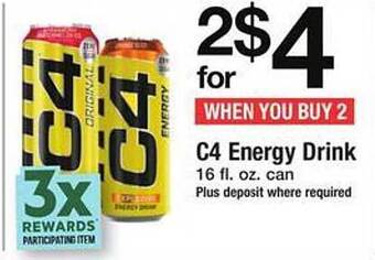 Safeway C4 Energy Drink offer