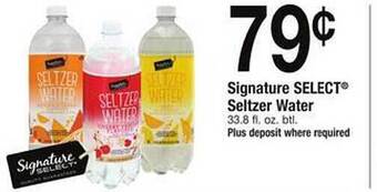 Safeway Signature Select Seltzer Water offer
