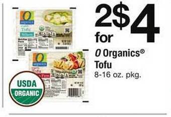 Safeway O Organics Tofu offer