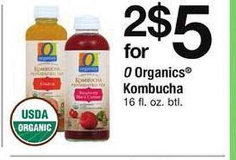 Safeway O Organics Kombucha offer