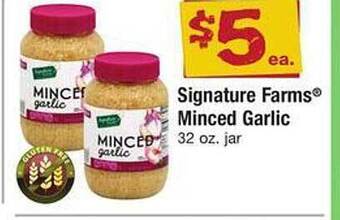 Safeway Signature Farms Minced Garlic offer