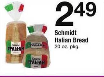 Safeway Schmidt Italian Bread offer