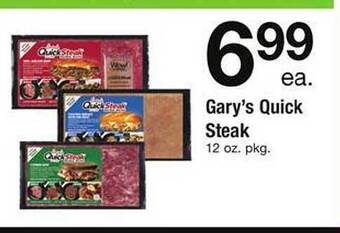 Safeway Gary's Quick Steak offer