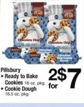 ACME Pillsbury Ready To Bake Cookies, Cookie Dough offer