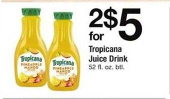 ACME Tropicana Juice Drink offer
