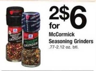 ACME Mccormick Seasoning Grinders offer