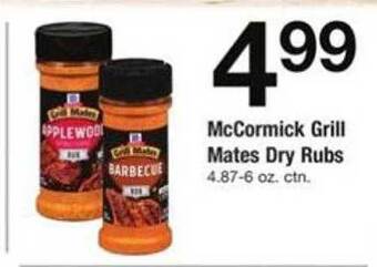 ACME Mccormick Grill Mates Dry Rubs offer