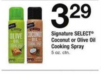 ACME Signature Select Coconut Or Olive Oil Cooking Spray offer