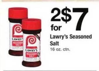 ACME Lawry's Seasoned Salt offer