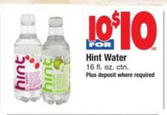 ACME Hint Water offer
