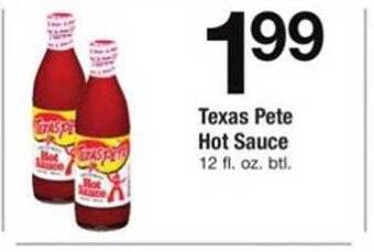 ACME Texas Pete Hot Sauce offer