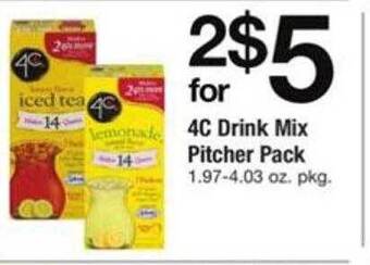 ACME 4c Drink Mix Pitcher Pack offer