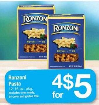 ACME Ronzoni Pasta offer