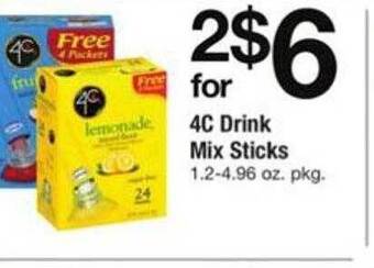 ACME 4c Drink Mix Sticks offer
