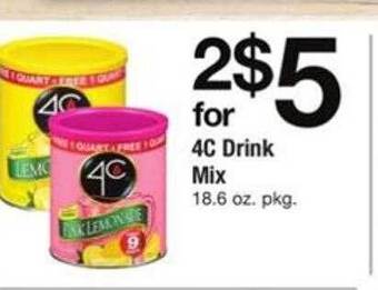 ACME 4c Drink Mix offer