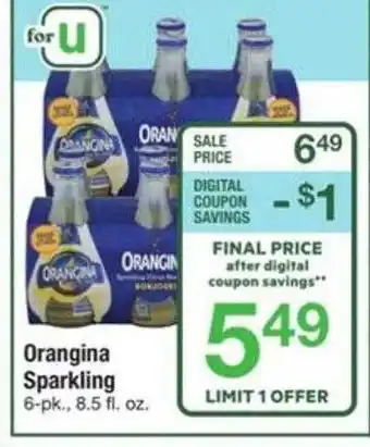 ACME Orangina Sparkling offer