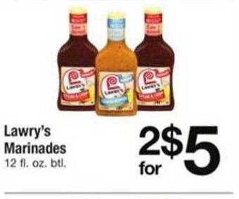 ACME Lawry's Marinades offer