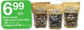 ACME Nature's Garden High Energy Or Berry Nutty Mix Or Indulgent Trail Mix offer