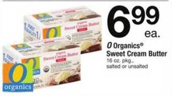 ACME O Organics Sweet Cream Butter offer